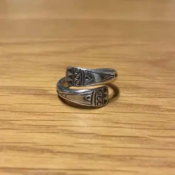 카렌족 반지 실버링 11호~29호 프리 사이즈 음양 문양