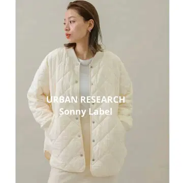 어반 리서치 써니 세탁 가능 리버서블 퀼팅 블루종