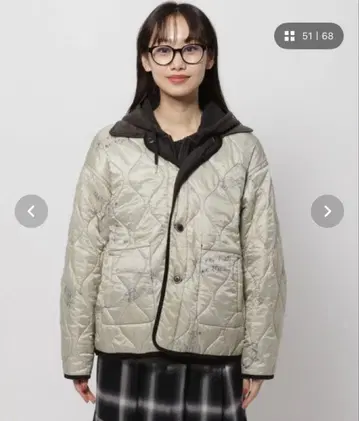 niko and 니코앤드의 콜라보 퀼트 자켓 리버서블