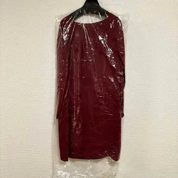 MAITRESSE 케이프 슬리브 원피스 와인 레드