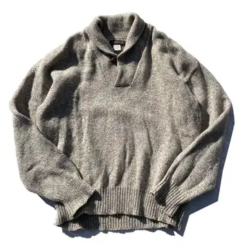 [ 90s ] USA Flying Scotsman 숄카라 울 니트