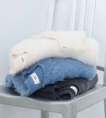 빔즈하트 복슬복슬 긴팔 니트 그레이 프리 사이즈