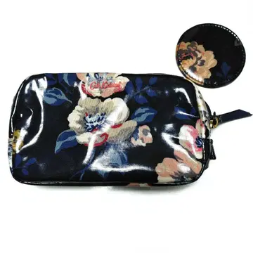 Cath Kidston 메이크 파우치 거울 네이비 영국 런던 기념품