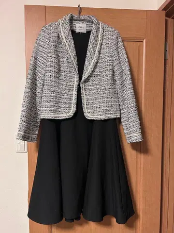 자켓 포함 원피스 2L 블랙