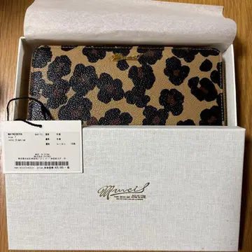 MUVEIL 레오파드 무늬 장지갑