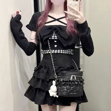 HONEY MEW 빅 리본 앙상블 상의