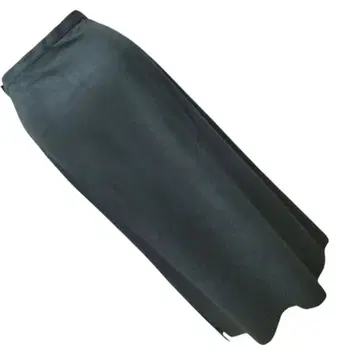 TATTICA 블랙 엑세느 인조 스웨이드 플레어 스커트 38 9호