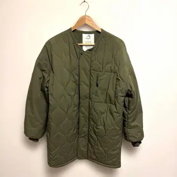 단종 WORKMAN 여성용 방풍 발수 스트레치 퀼팅 코트 카키