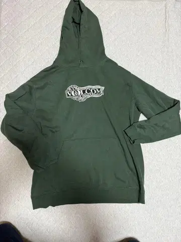 VOLCOM 올리브 그린 후드티