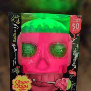 Chupa Chups 츄파춥스 스컬형 LED 점등품