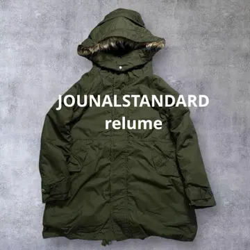 레리움 남성용 라이너 포함 루즈핏 모즈 코트 라쿤 더블 지퍼