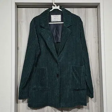 HUNCH 코듀로이 자켓 그린