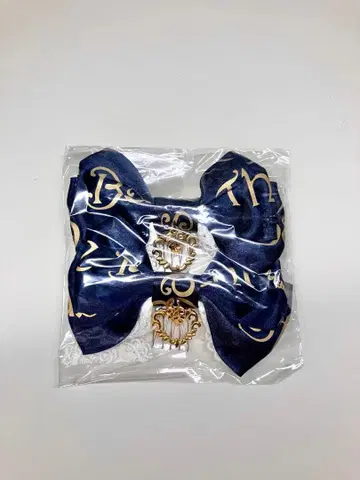 BABY 로고 리본 빗 Navy 네이비