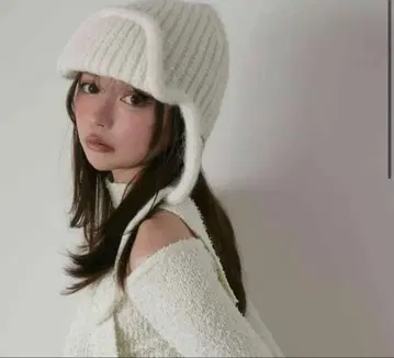 Baby knit babushka 아이보리 andmary