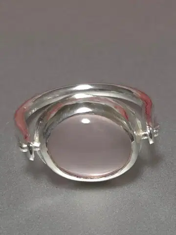 핸드메이드 실버 반지 로즈쿼츠 11호