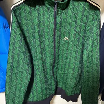 LACOSTE 그린 트랙 자켓 US M