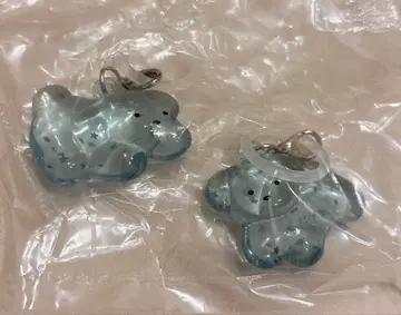 달리는 강아지 흔들흔들 마커 블루