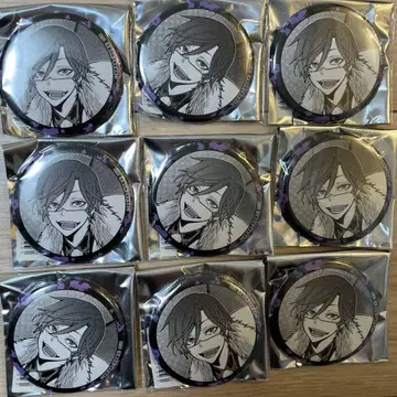 도원암귀 마네키네코 콜라보 캔뱃지 모모카 츠키요미 9개 세트