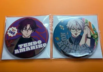 카리스마 텐도 아마히코 쿠사나기 리카이 캔뱃지 세트