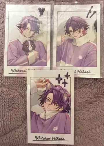 와타라이 히바리 파자마 파티 폴라로이드풍 카드 폴라로이드 파자마 파티