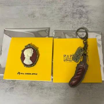 Mrs. GREEN APPLE 바벨 핀 배지 & 키링 세트
