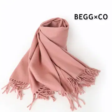 581 새상품 BEGGXCO 베그앤코 캐시미어 대형 스톨 머플러