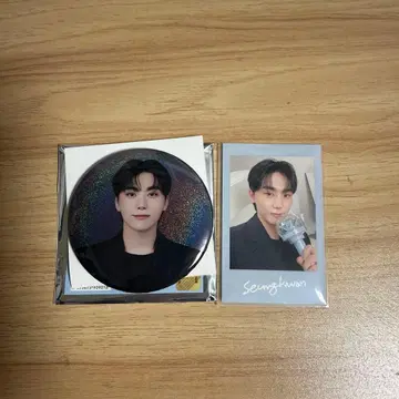 승관 seventeen 캔배치, 사진 스티커