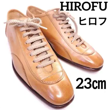 HIROFU 히로후 가죽 스니커즈 천연 가죽 3111 브라운 23cm