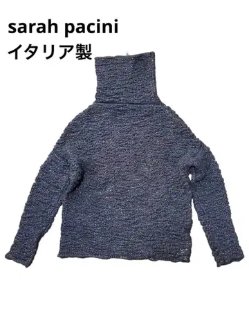 sarah pacini 사라 파치니 울 터틀넥 니트 스웨터