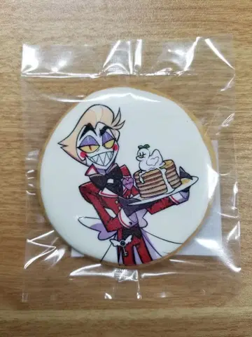 해즈빈 호텔 애니메이트 카페 프린트 쿠키 루시퍼