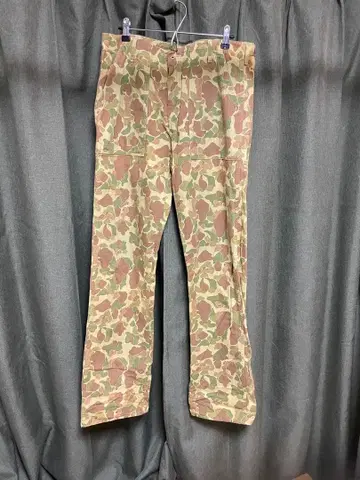 페로우즈 베이커 팬츠 덕 헌터 카모 W34 헤링본