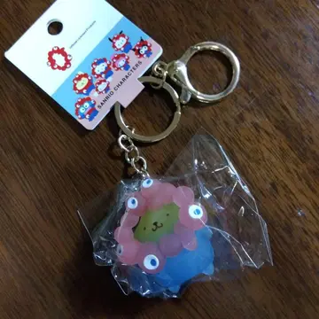 폼폼푸딩 미야쿠미야쿠 입체 마스코트 클리어 컬러 키링