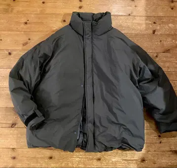 MUJILabo 무인양품 발수 다운 자켓 다크 그레이 무지 라보 21AW