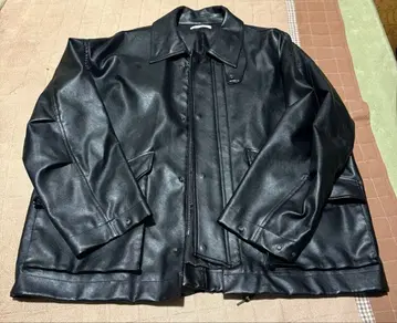 WYM LIDNM 가죽 자켓 블랙 S