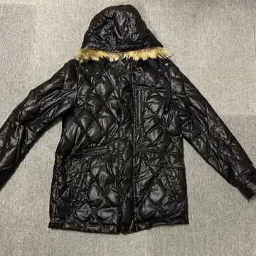 y2k 퍼 다운 자켓 헤이세이 grunge 시크 스타일