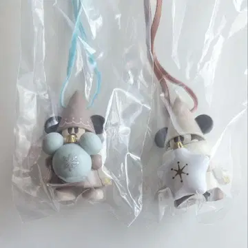 릴린린 캡슐 토이 디즈니 크리스마스 2025 베이지 화이트