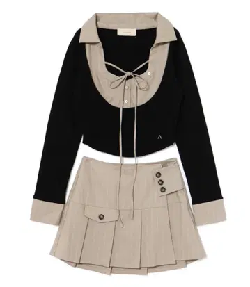 andmary Robin girls set up 베이지 s 사이즈