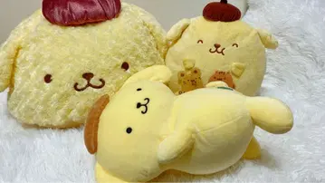 즉시 구매 폼폼푸딩 봉제 인형 백 등 3점 세트 특대형