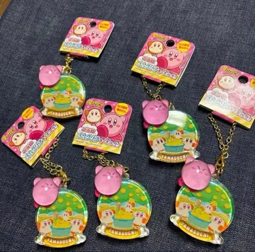 별의 커비 클리어 키링 야마구치 한정판 미 5개