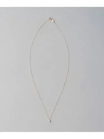 ete K10 레이어 다이아몬드 목걸이 핑크 골드