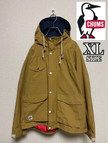 XL 사이즈 CHUMS 참스 브라운 마운틴 파카 카키 브라운
