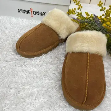 미사용 미네통카 체스니 스카프 사보 신발 보아 24cm