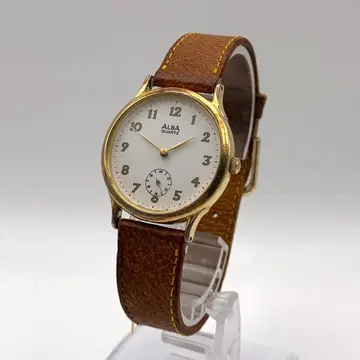 SEIKO ALBA V253-0030 남성용 손목시계 쿼츠 스몰 세컨드