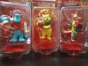 디즈니 크리스마스 오너먼트 3체 세트