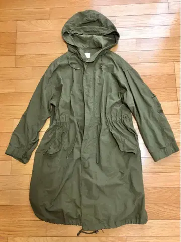 어반 리서치 도어스 마운틴 후드티 카키 롱 기장 후드 부착