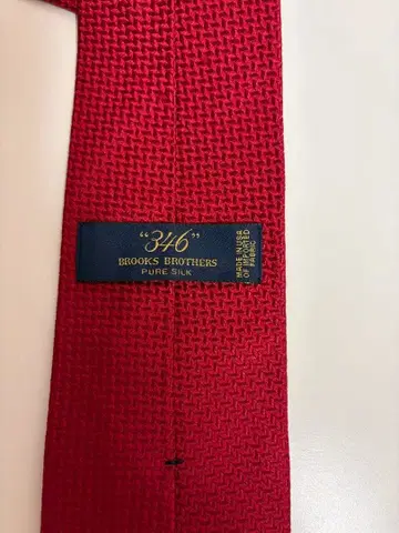 [ 새상품급 ] BROOKS BROTHERS 레드 실크 넥타이
