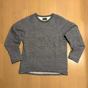 JAPAN BLUE JEAN 그레이 래글런 긴팔 티셔츠 L 인레이