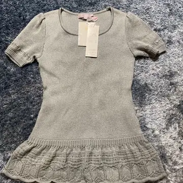 하나에모리 알마앙 로즈 7호 반팔 니트