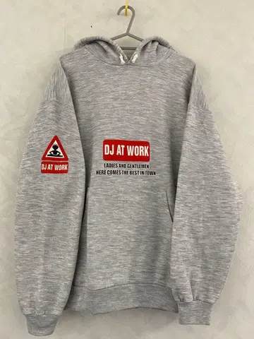 90s DJ AT WORK 후드티 사이즈 M MADE IN U.K.