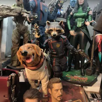 핫토이즈 스타 로드 로켓 세트 판매